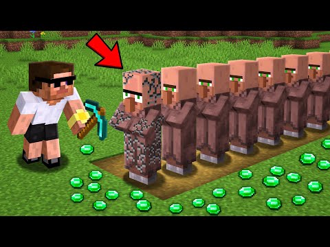 Mining 1000 Villagers in Minecraft..