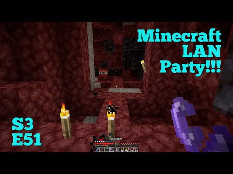 Minecraft LAN Party! Season 3 Episode 51 - Netherite Disaster