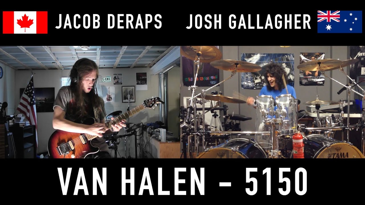Van Halen 5150 Cover by Jacob Deraps and Josh Gallagher - YouTube