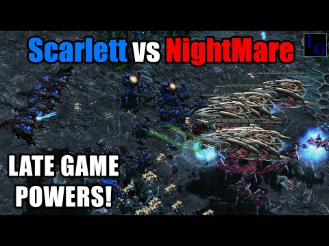 StarCraft 2: ZvP / PvZ Match Goes LATE GAME! - Scarlett vs NightMare | SC2 Professional Protoss Zerg
