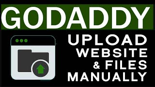 How To Upload Files Manually To Cpanel Webhosting Account in Godaddy in 2023