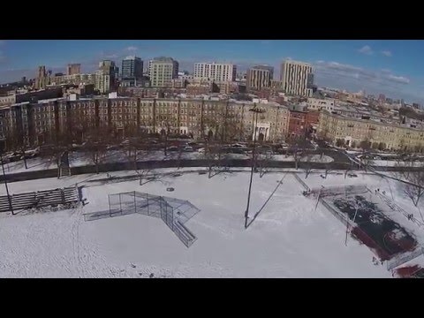 Boston - Back Bay Fens a vista de Drone