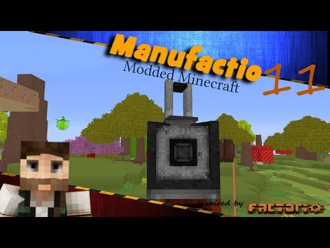 Always Full Factorio Gun Turrets - Manufactio #11 [Modded Minecraft 1.12.2] Automated Techguns ammo