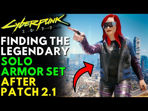 Cyberpunk 2077 - How To Get Legendary Solo Armor Set | Update 2.1 (Locations & Guide)