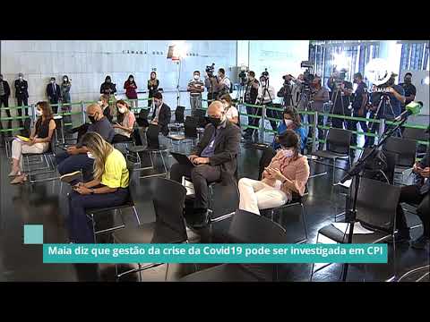 Maia diz que gestão da crise da Covid pode ser investigada em CPI - 18/01/21