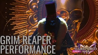 Grim Reaper sings "Knockin' On Heaven's" Door by Bob Dylan | SEASON 5 | THE MASKED SINGER AU
