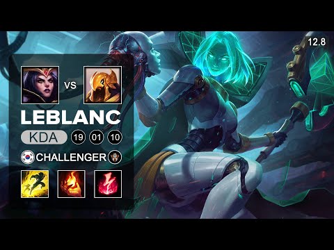 DK Showmaker LeBlanc vs Azir Mid - KR Challenger - Patch 12.8 Season 12