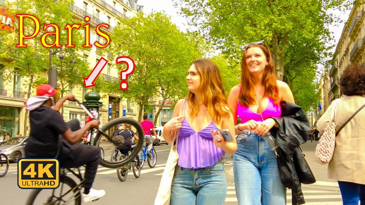 ????Paris France, Spring walking Tour, Spring 2022 [4K UHD]