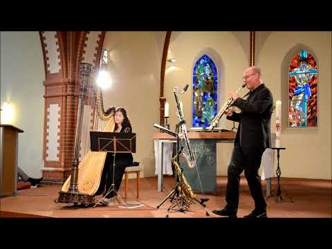 Celso Machado - "Pe de moleque" für Saxophon und Harfe