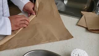 Empaquetado de instrumental para Autoclave con papel Kraft