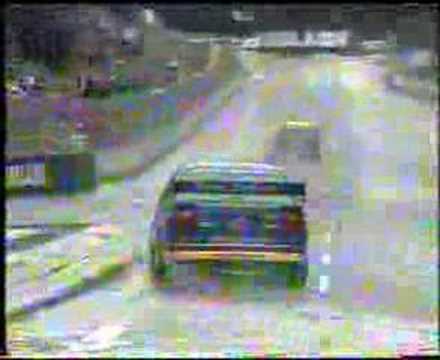 Larry Perkins Sliding at Adelaide F1GP 1994