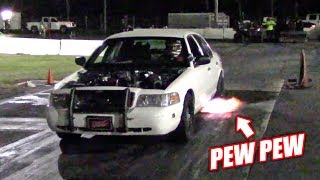 Testing the GT500 Crown Vic w/NEW Cams and Pulley... Making A LOT More Boost!