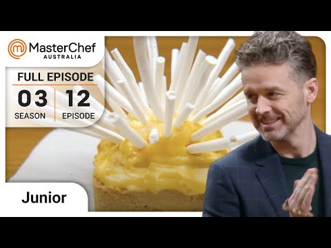 Crispy Meringue Sticks Technique | MasterChef Australia Junior | S03 E12