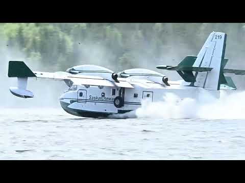 Water Bombers at Sturgeon Lake Saskatchewan