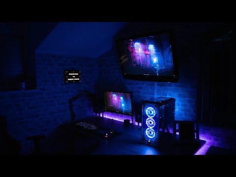 My NEW Gaming / Editing Setup 2021 | Build Video | Setup Porn