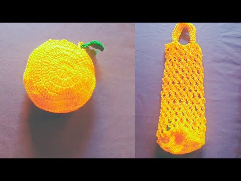 How to crochet fruit bag#crochet bag#crocia fruit bag#