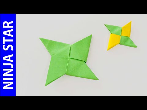 Origami Shuriken Origami Ninja Star Tutorial