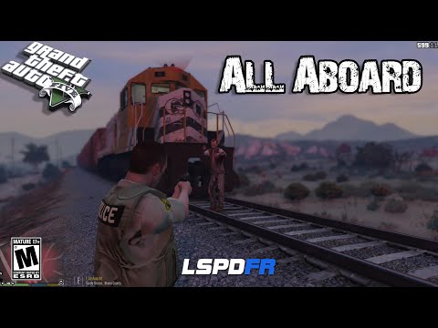 GTA V - LSPDFR - Hit by train