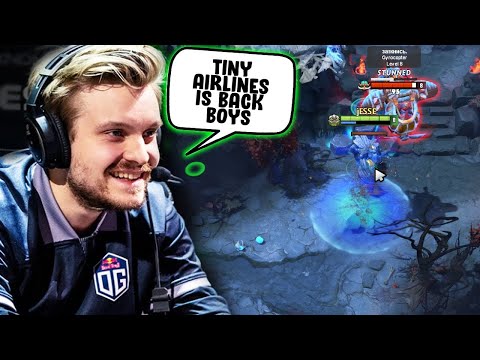 JerAx first game of his Signature Hero after a year - TINY AIRLINES! DOTA 2