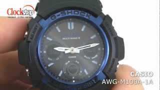 Casio G-Shock AWG-M100A-1AER - відео 2