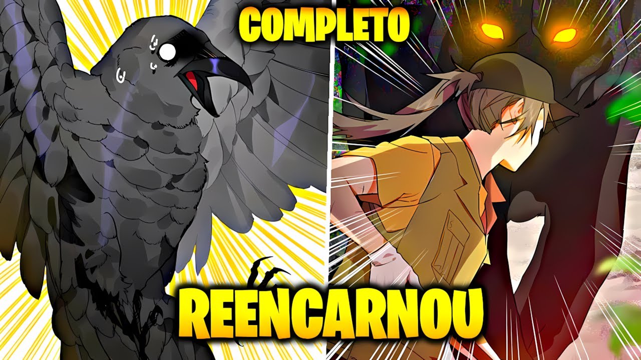 Ela Foi ATACADA Por Um Animal SELVAGEM e REENCARNOU Como um CORVO MÍTICO Em Um Mundo De FANTASIA