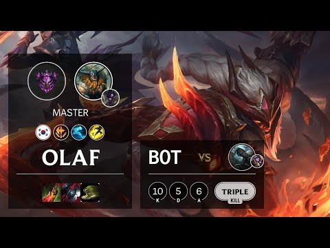 Olaf Bot vs Senna - KR Master Patch 10.16