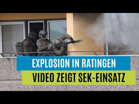 Video zeigt SEK-Einsatz nach Explosion in Ratingen