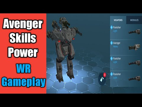 Avenger +Punisher on Leo skill power | War robots gameplay | 2020