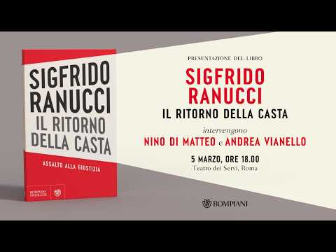 Il ritorno della casta, Sigfrido Ranucci dialoga con Nino Di Matteo e Andrea Vianello