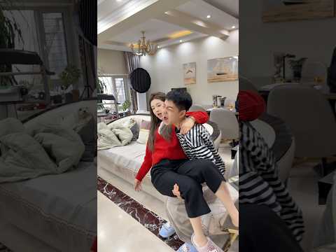 My little brother tried to carry me like a bride, and I laughed so hard.