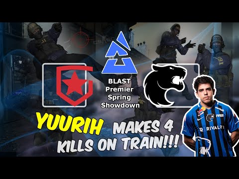 Yuurih makes 4 kills on Train, Gambit vs FURIA, BLAST Premier Spring Showdown