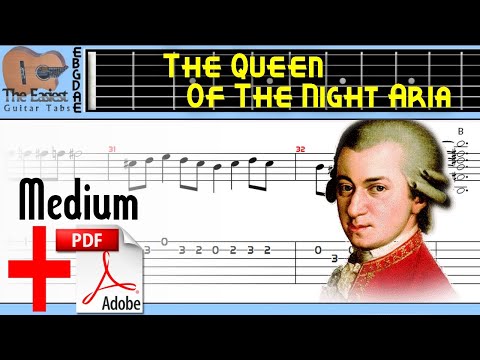 Mozart - Queen of the Night Aria Guitar Tab