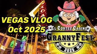 Las Vegas Vlog Part I Vegas 2025 Trip Vlog | Big Slot Wins & GrannyFest