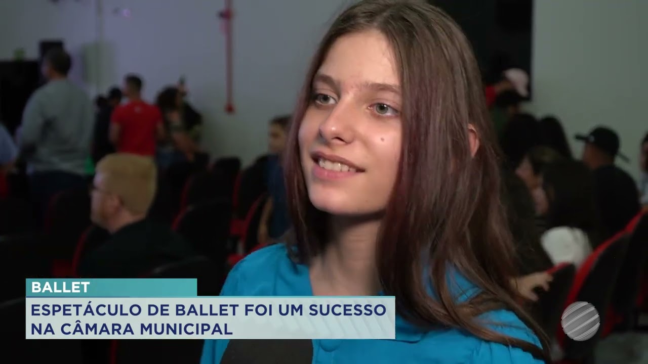 ESPETÁCULO DE BALLET FOI UM SUCESSO NA CÂMARA MUNICIPAL