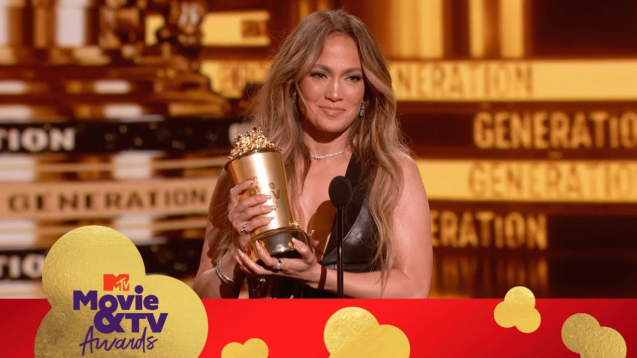 Jennifer Lopez Receives Generation Award | 2022 MTV Movie & TV Awards - YouTube