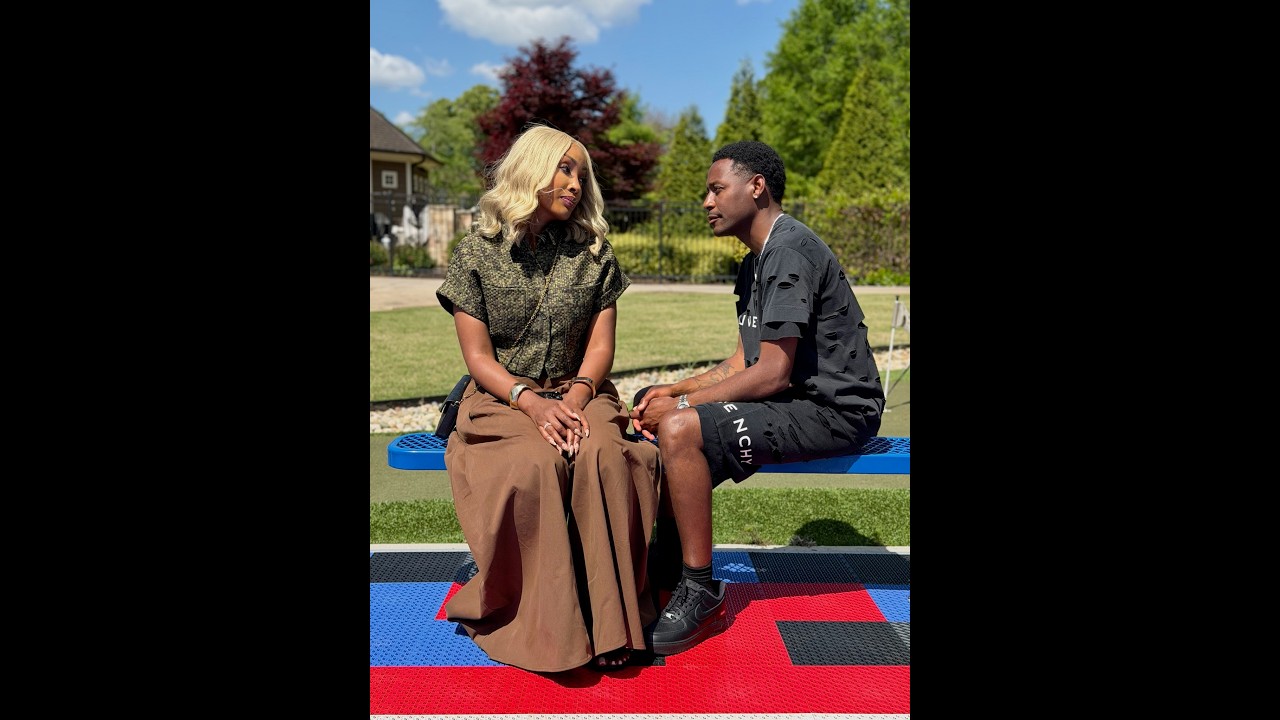 When Wayne asks Amber who she is cheating on Anthony with!