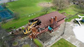 See MLK Park Lodge demolition in Grand Rapids