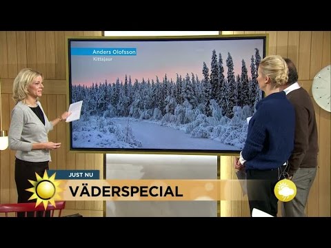 Väderspecial: Snötäcke i norr - här är det vinter - Nyhetsmorgon (TV4)