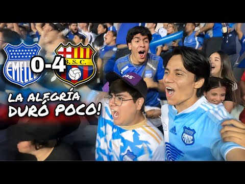 EMELEC 0-4 BARCELONA REACTION FROM THE STADIUM │ Clásico del Astillero