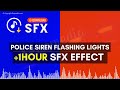 Police Siren Light Sound Simulator Flashing Lights 1 Hour HD SFX