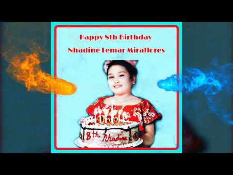 Nhadine Lemar Miraflores Happy 8th Birthday