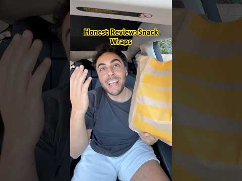 An honest review of the McDonald’s snack wraps. #foodreview #mukbang