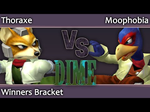DIME 12 Melee - Thoraxe (Fox) vs Moophobia (Falco) - Winners Bracket