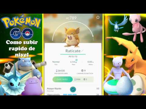 COMO SUBIR RAPIDO DE NIVEL Y GANAR EXPERIENCIA RÁPIDO EN POKEMON GO + MIS POKEMON MAS FUERTES Video