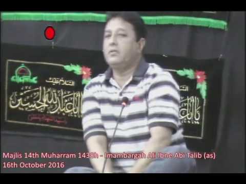 Imambargah Ali Ibne Abi Talib - Majlis 14th Muharram 1438h