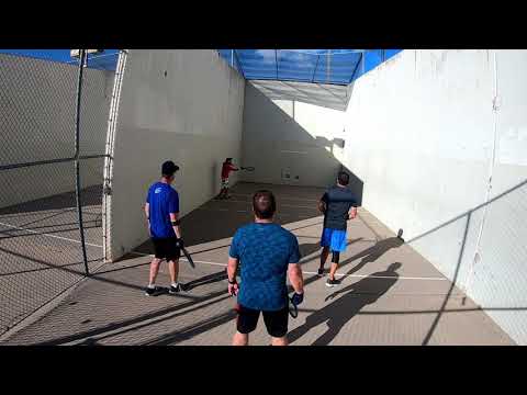 Racquetball - 6-10-20 - Michael, Devin, Rod and Steve
