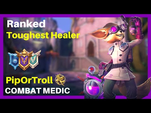 Most Toughest  PipOrTroll (Diamond 1)  Pip Combat Medic Ranked Gameplay  Paladins Ranked Competitive