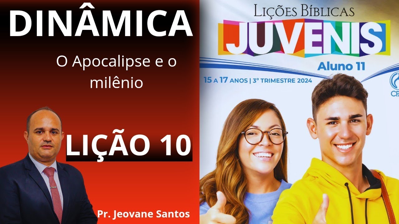Dinâmica para EBD- O Apocalipse e o milênio | Lição 10 Juvenis ( EBD 3 Trimestre 2024 )