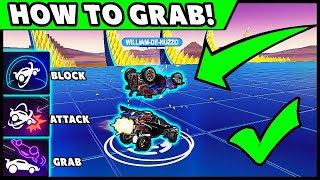 HOW TO GRAB IN ROCKET LEAGUE KNOCKOUT BASH, HOW TO ATTACK, HOW TO BLOCK