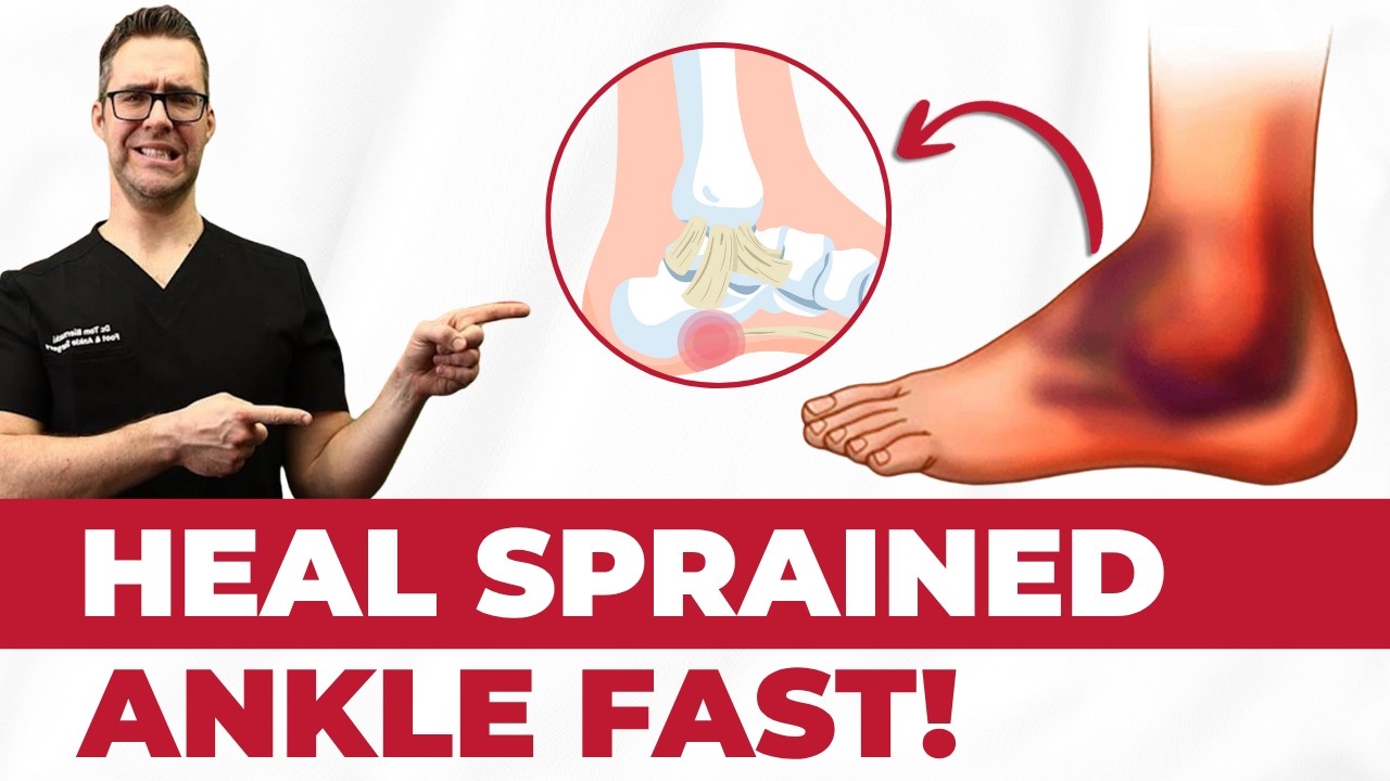 Fix TWISTED Ankle, ROLLED Ankle or SPRAINED Ankle Ligaments FASTER!